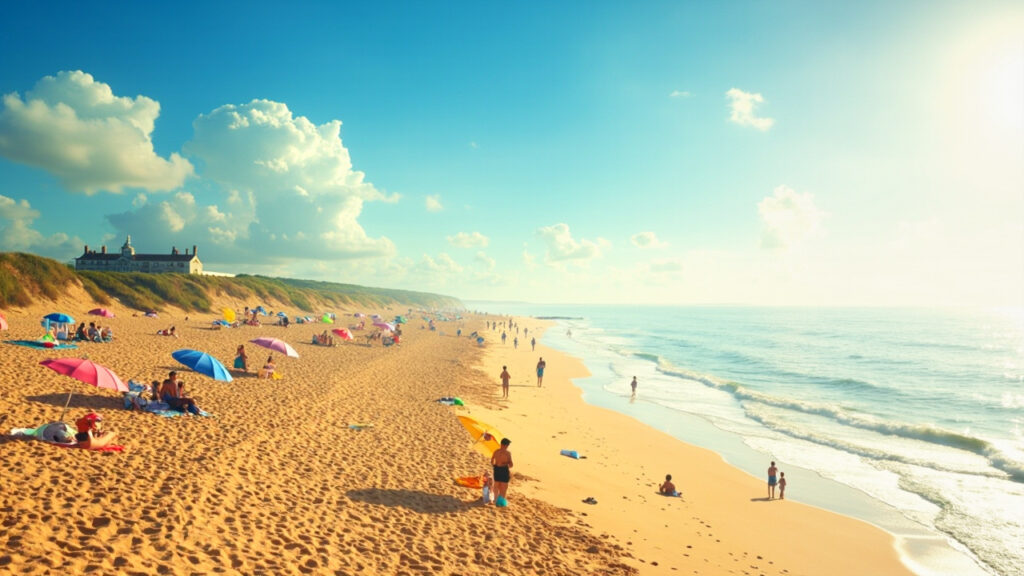 La plage de meaux: un lieu de détente et d'activités estivales