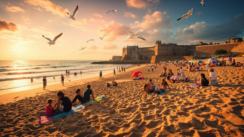 La plage de l'éventail à saint-malo : panorama, activités et histoire
